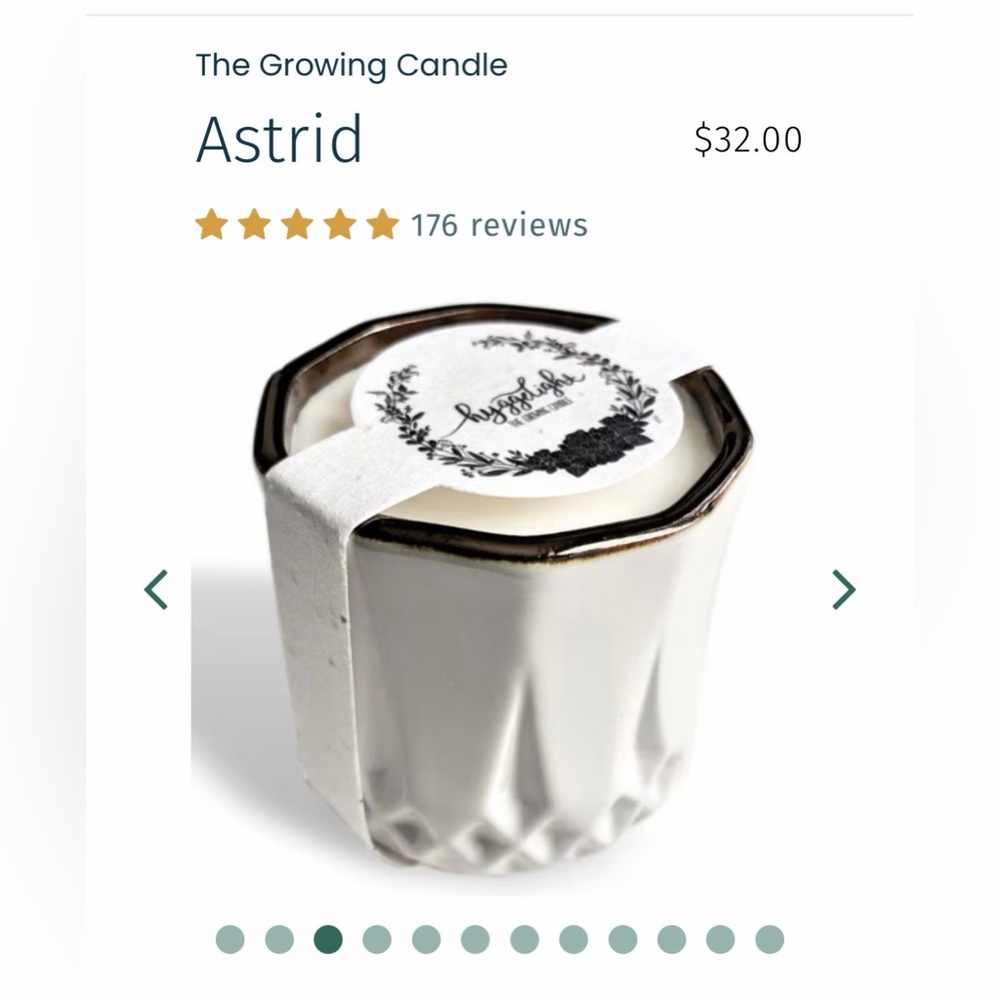 Hyggelight The Growing Candle - Rosemary Sage